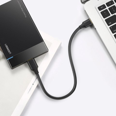 Kabel przewód USB-A 3.0 - micro USB-B 0.5m - czarny Kabel przewód USB-A 3.0 - micro USB-B 0.5m - czarny