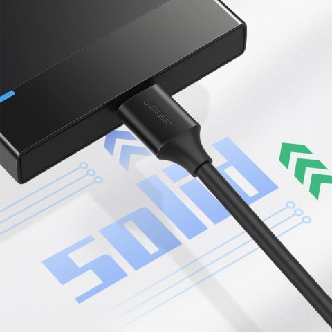 Kabel przewód USB-A 3.0 - micro USB-B 0.5m - czarny Kabel przewód USB-A 3.0 - micro USB-B 0.5m - czarny