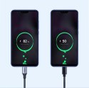 Kabel przewód USB-A - USB-C QC 3.0 3A 1.5m - szary