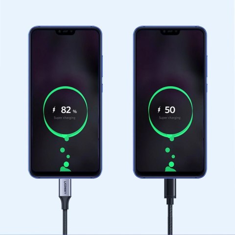 Kabel przewód USB-A - USB-C QC 3.0 3A 1.5m - szary Kabel przewód USB-A - USB-C QC 3.0 3A 1.5m - szary