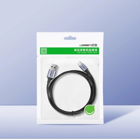 Kabel przewód USB-A - USB-C QC 3.0 3A 1.5m - szary Kabel przewód USB-A - USB-C QC 3.0 3A 1.5m - szary
