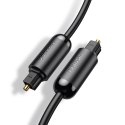 Kabel przewód optyczny audio Toslink SPDIF 1m - czarny