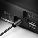 Kabel przewód optyczny audio Toslink SPDIF 2m - czarny