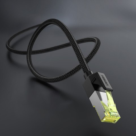 Kabel przewód patchcord Ethernet RJ45 Cat 7 10 Gbps 5m - czarny Kabel przewód patchcord Ethernet RJ45 Cat 7 10 Gbps 5m - czarny
