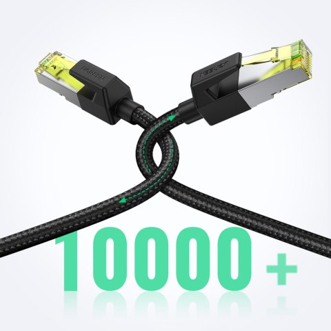 Kabel przewód patchcord Ethernet RJ45 Cat 7 10 Gbps 5m - czarny Kabel przewód patchcord Ethernet RJ45 Cat 7 10 Gbps 5m - czarny