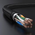 Kabel przewód patchcord Ethernet RJ45 Cat 7 10 Gbps 5m - czarny