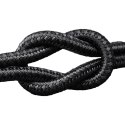 Kabel przewód w oplocie USB-C - iPhone Lightning 30W 1.2m - czarny