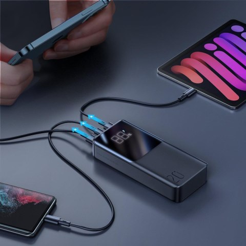 Powerbank 20000mAh 22.5W PD QC3.0 AFC czarny Powerbank 20000mAh 22.5W PD QC3.0 AFC czarny