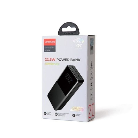 Powerbank 20000mAh 22.5W PD QC3.0 AFC czarny Powerbank 20000mAh 22.5W PD QC3.0 AFC czarny