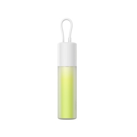 Powerbank Popsicle 5200mAh 20W z kablem Lightning 60W/20V/3A/30cm - biało-zielony Powerbank Popsicle 5200mAh 20W z kablem Lightning 60W/20V/3A/30cm - biało-zielony