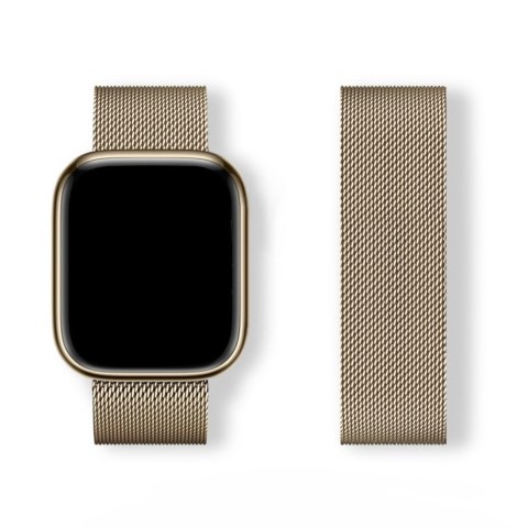 Bransoleta pasek Milanese Loop do Apple Watch 38/40/41 - złota Bransoleta pasek Milanese Loop do Apple Watch 38/40/41 - złota