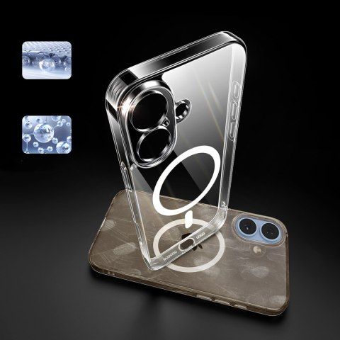 Etui case Classy Clear Magnetic na iPhone 16 Plus - przezroczyste Etui case Classy Clear Magnetic na iPhone 16 Plus - przezroczyste