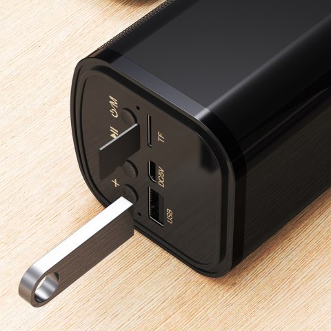 Głośnik Y2+ Bluetooth 5.0 2400mAh SD USB FM - czarny Głośnik Y2+ Bluetooth 5.0 2400mAh SD USB FM - czarny