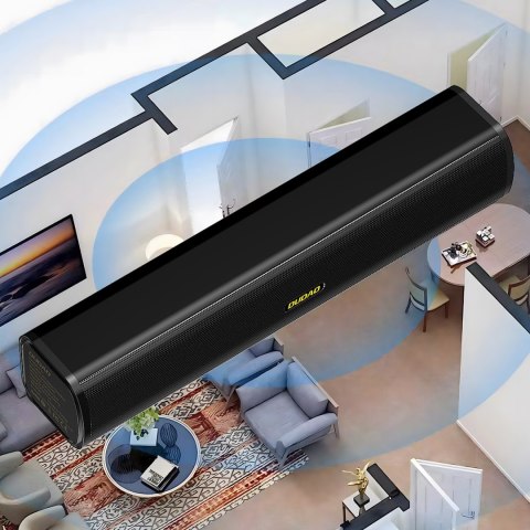 Głośnik Y2+ Bluetooth 5.0 2400mAh SD USB FM - czarny Głośnik Y2+ Bluetooth 5.0 2400mAh SD USB FM - czarny