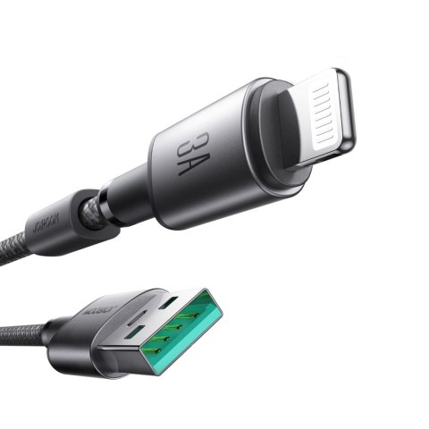 Kabel przewód USB-A - iPhone Lightning z organizerem uchwytem magnetycznym 1.2m - szary Kabel przewód USB-A - iPhone Lightning z organizerem uchwytem magnetycznym 1.2m - szary