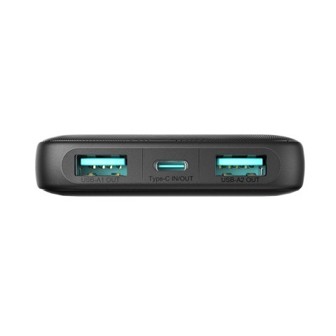Powerbank 10000mAh USB-C USB-A 22.5W SCP QC PD - czarny Powerbank 10000mAh USB-C USB-A 22.5W SCP QC PD - czarny
