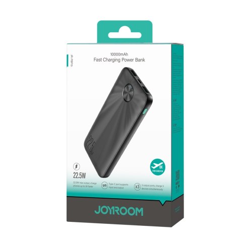 Powerbank 10000mAh USB-C USB-A 22.5W SCP QC PD - czarny Powerbank 10000mAh USB-C USB-A 22.5W SCP QC PD - czarny