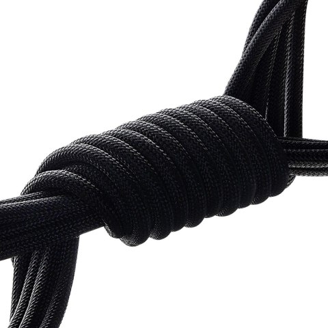Kabel przewód Tungsten Gold z organizerem magnetycznym USB-C 100W 1m - czarny Kabel przewód Tungsten Gold z organizerem magnetycznym USB-C 100W 1m - czarny