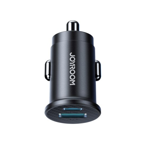 Ładowarka samochodowa Mini 15W USB-A USB-C - czarna Ładowarka samochodowa Mini 15W USB-A USB-C - czarna
