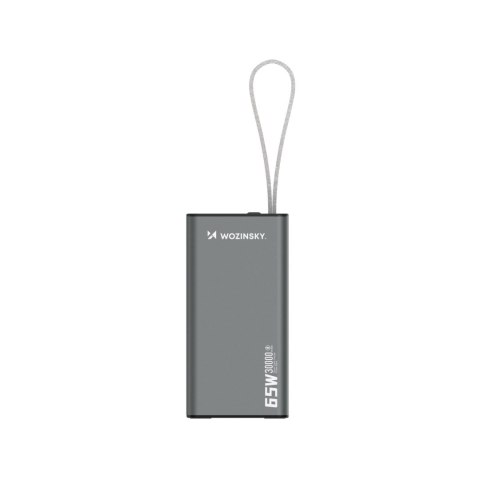Powerbank K65+ 65W 30000mAh 2x USB-C 1x USB-A 65W - czarny Powerbank K65+ 65W 30000mAh 2x USB-C 1x USB-A 65W - czarny