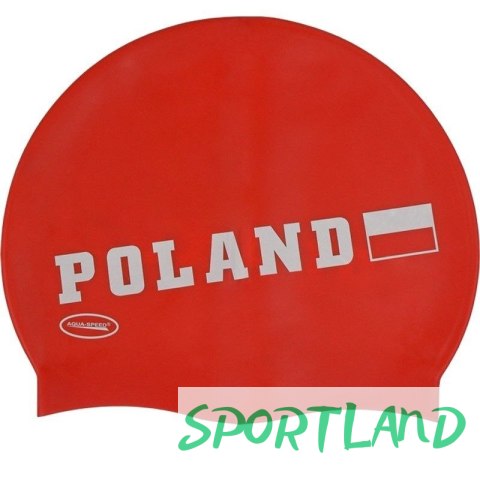 Czepek pływacki Aqua-Speed silikonowy Poland czerwony N/A Czepek pływacki Aqua-Speed silikonowy Poland czerwony N/A