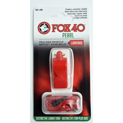 Gwizdek FOX 40 Pearl + sznurek 9703-0108 czerwony N/A Gwizdek FOX 40 Pearl + sznurek 9703-0108 czerwony N/A
