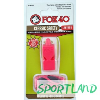 Gwizdek FOX Classic + sznurek 9903-0408 różowy N/A