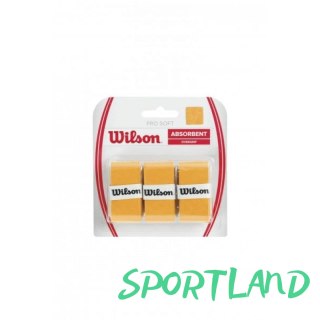 Owijki Wilson Pro Soft Overgrip 3szt WRZ4040GO N/A