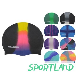 Czepek pływacki Aqua-Speed silikon multi BUNT senior