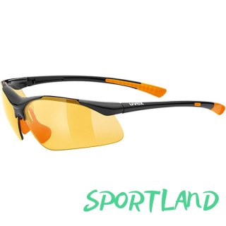 Okulary Uvex Sportstyle 223 czarno-pomarańczowe N/A