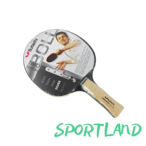 Rakietka do tenisa stołowego Butterfly Timo Boll Silver 85015 AN- anatomiczny Rakietka do tenisa stołowego Butterfly Timo Boll Silver 85015 AN- anatomiczny