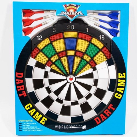 Tarcza Dart plastikowa 40 cm + 6 rzutek BT26903/EBO01316 N/A Tarcza Dart plastikowa 40 cm + 6 rzutek BT26903/EBO01316 N/A