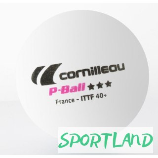 Piłeczki do tenisa stołowego Cornilleau P-BALL ITTF białe 3 szt. N/A