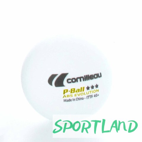 Piłeczki do tenisa stołowego Cornilleau P-BALL ITTF białe 3 szt. N/A Piłeczki do tenisa stołowego Cornilleau P-BALL ITTF białe 3 szt. N/A