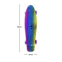Deskorolka Nils Extreme ELECTROSTYLE PENNYBOARD PNB01 RAINBOW N/A