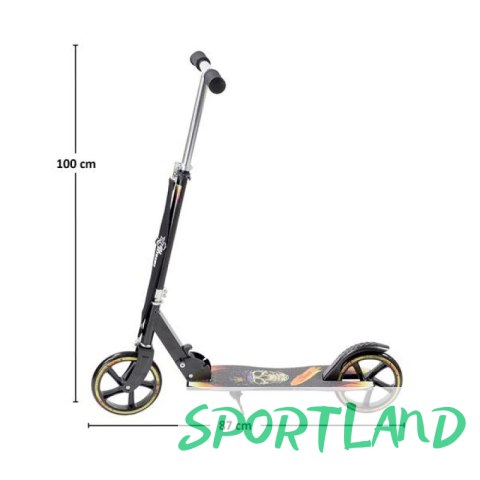 Hulajnoga Nils Extreme HA205D BLACK PU 205MM N/A Hulajnoga Nils Extreme HA205D BLACK PU 205MM N/A