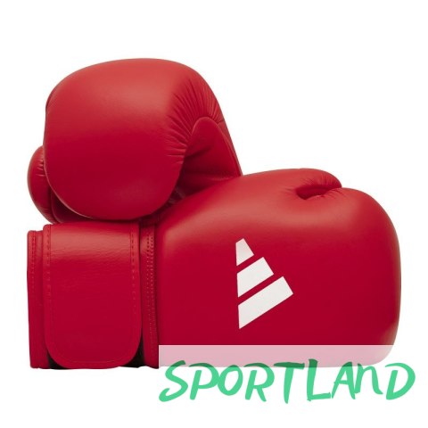 Rękawice bokserskie turniejowe adidas z atestem IBA czerwone 12 oz Rękawice bokserskie turniejowe adidas z atestem IBA czerwone 12 oz