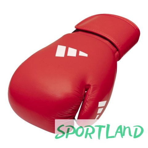 Rękawice bokserskie turniejowe adidas z atestem IBA czerwone 12 oz Rękawice bokserskie turniejowe adidas z atestem IBA czerwone 12 oz