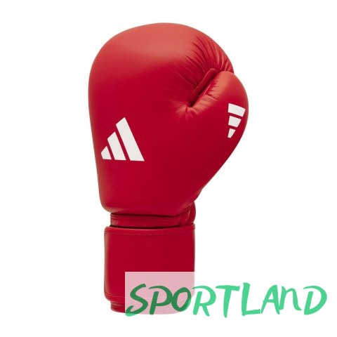 Rękawice bokserskie turniejowe adidas z atestem IBA czerwone 12 oz Rękawice bokserskie turniejowe adidas z atestem IBA czerwone 12 oz