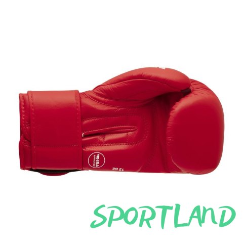 Rękawice bokserskie turniejowe adidas z atestem IBA czerwone 12 oz Rękawice bokserskie turniejowe adidas z atestem IBA czerwone 12 oz