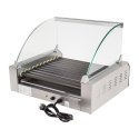 Grill rolkowy z szybą Roller grill z rolkami z teflonu 11T