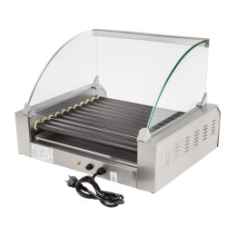 Grill rolkowy z szybą Roller grill z rolkami z teflonu 11T