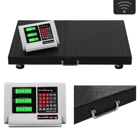 Waga platforma magazynowa bezprzewodowa WiFi SBS-BW-1T LCD do 1 Tony Waga platforma magazynowa bezprzewodowa WiFi SBS-BW-1T LCD do 1 Tony