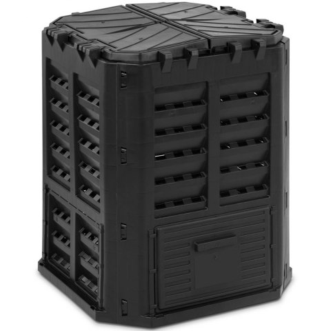 Kompostownik ogrodowy na odpadki organiczne 68 x 68 x 84 cm 360 l Kompostownik ogrodowy na odpadki organiczne 68 x 68 x 84 cm 360 l
