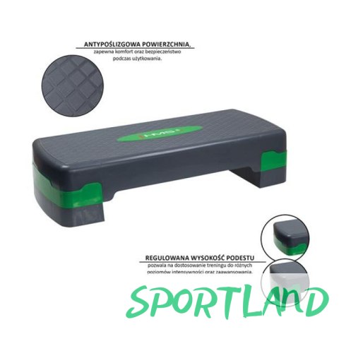 Step do aerobiku HMS AS003 green/gray N/A Step do aerobiku HMS AS003 green/gray N/A