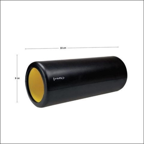 Wałek Fitness HMS BLACK\YELLOW FS111 N/A Wałek Fitness HMS BLACK\YELLOW FS111 N/A