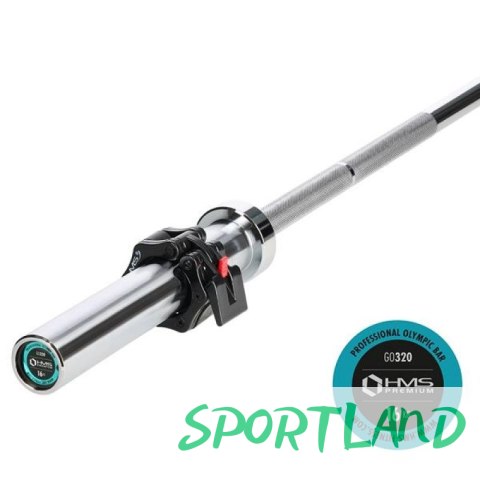 Gryf olimpijski HMS LOCK JAW BLACK 183 cm GO320 N/A Gryf olimpijski HMS LOCK JAW BLACK 183 cm GO320 N/A
