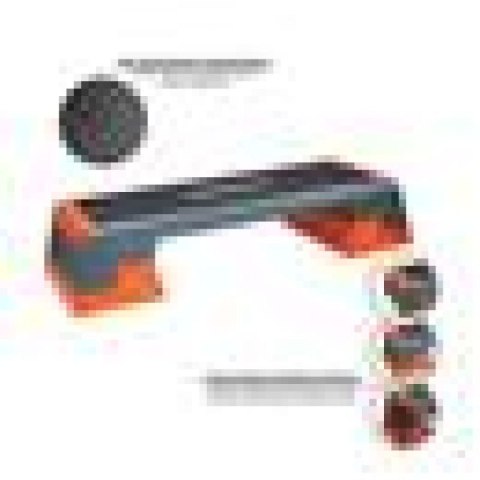Step do aerobiku HMS Premium AS007 BLACK/ORANGE N/A Step do aerobiku HMS Premium AS007 BLACK/ORANGE N/A