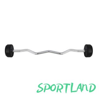 Sztanga/Gryf stały łamany Gumowany GSL-40 40 KG HMS N/A