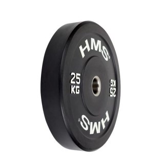 Talerz olimpijski HMS BLACK BUMPER 25 kg BBR25 N/A